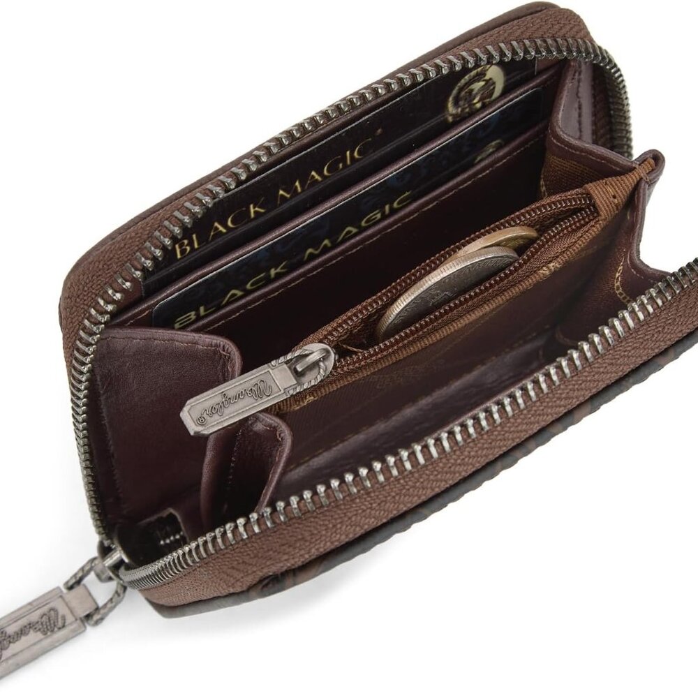 Wrangler Dark Brown Embossed Wallet - Picture 5 of 5
